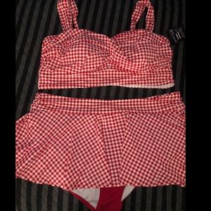 Plus Size 2 Piece Swim Suit